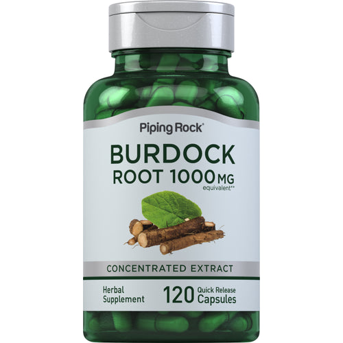 Rădăcină de burdock  1000 mg 200 Capsule cu eliberare rapidă     