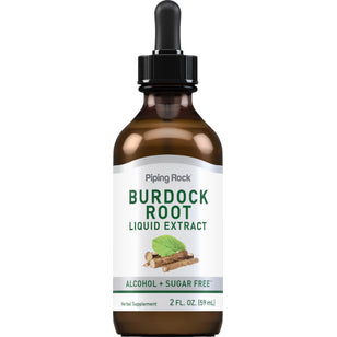 Burdock Root Liquid Extract Alcohol Free, 2 fl oz (59 mL) Dropper Bottle