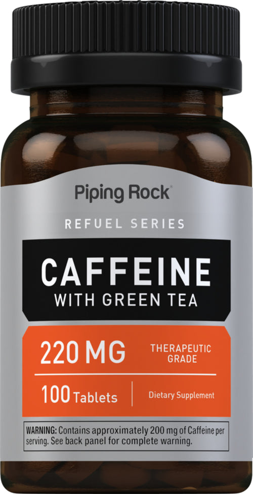 綠茶含咖啡因 200 mg 100 錠劑     