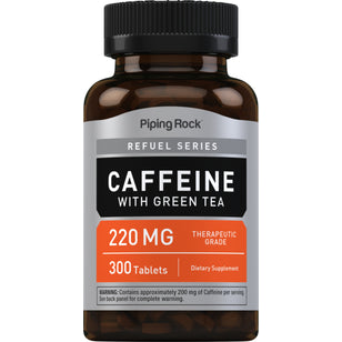 Caféine avec thé vert 200 mg 300 Comprimés     