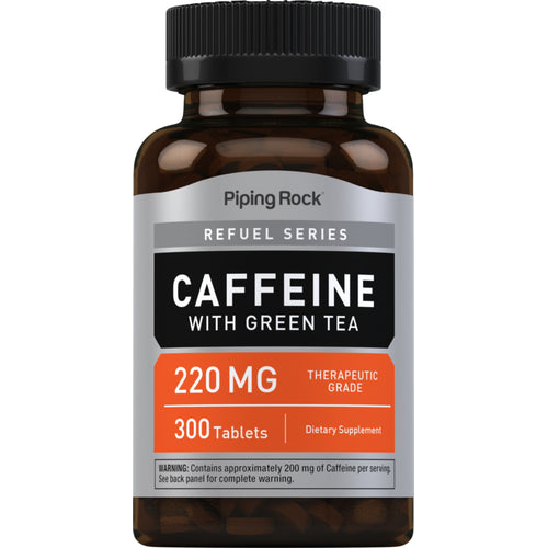Cafeïne met groene thee 200 mg 300 Tabletten     
