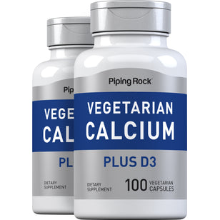 Calcium Plus D3 120 Vegetarische capsules 2 Flessen     