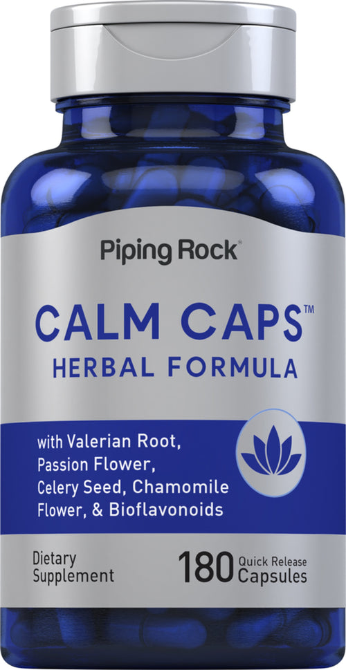 Tabletki uspokajające Calm Caps 180 Kapsułki o szybkim uwalnianiu       