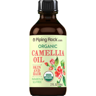 Camellia Pure Oil Cold Pressed (Organic), 2 fl oz (59 mL) Bottle