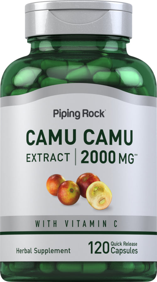 Camu Camu-ekstrakt  2000 mg 120 Hurtigvirkende kapsler     