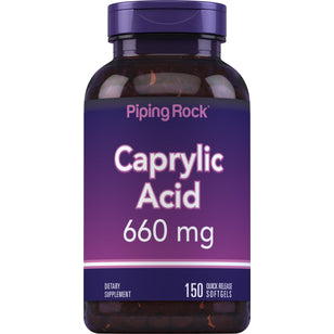 Ácido caprílico 660 mg 150 Gels de Rápida Absorção     