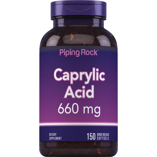 Ácido caprílico 660 mg 150 Cápsulas blandas de liberación rápida     