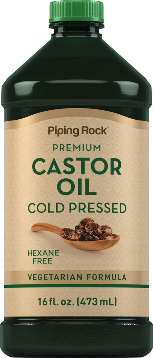 Ricínový olej (lisovaný za studena) bez obsahu hexánu 16 fl oz 473 ml Fľaša    