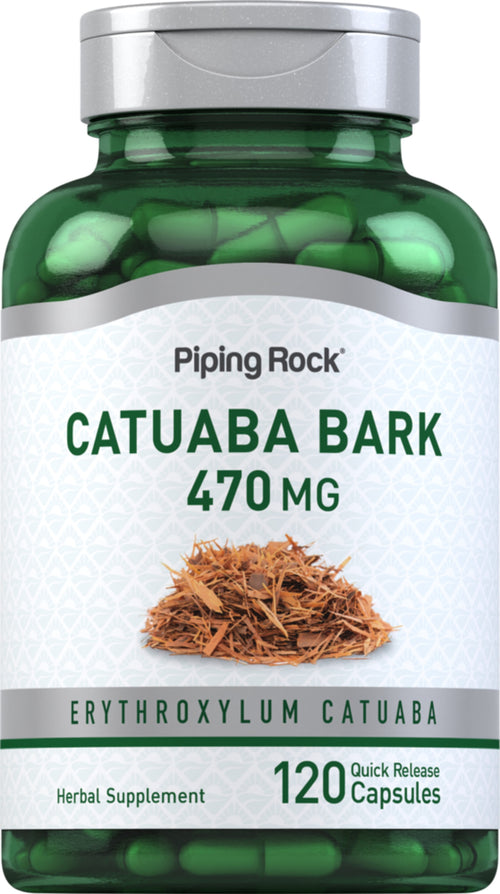 Casca de catuabá  470 mg 120 Cápsulas de Rápida Absorção     