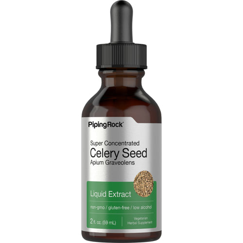 Celery Seed Liquid Extract, 2 fl oz (59 mL) Dropper Bottle