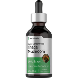 Chaga Mushroom Liquid Extract, 2 fl oz (59 mL) Dropper Bottle