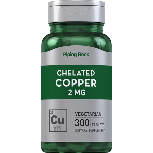 Chelated Copper (ชีเลทกรดอะมิโน) 2 mg 300 เม็ด     