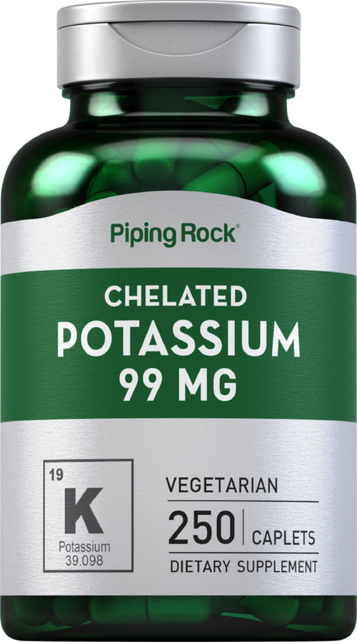 Potas chelatowany (glukonat),99 mg 250 Kapsułki     