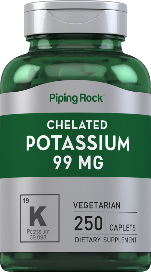 Potassio chelato (gluconato),99 mg 250 Pastiglie     