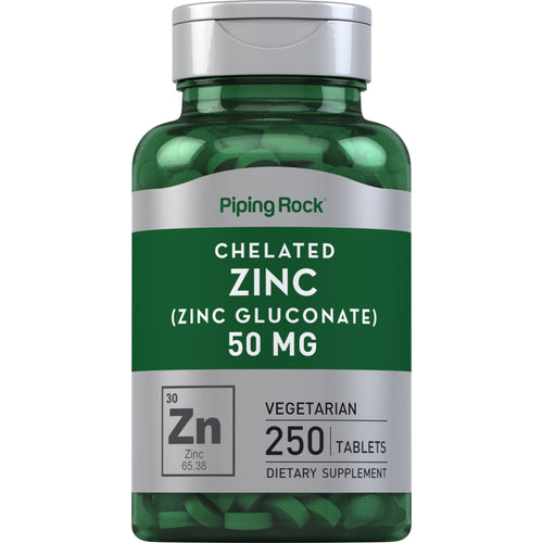 Quelato de zinco (gluconato) 50 mg 250 Comprimidos     