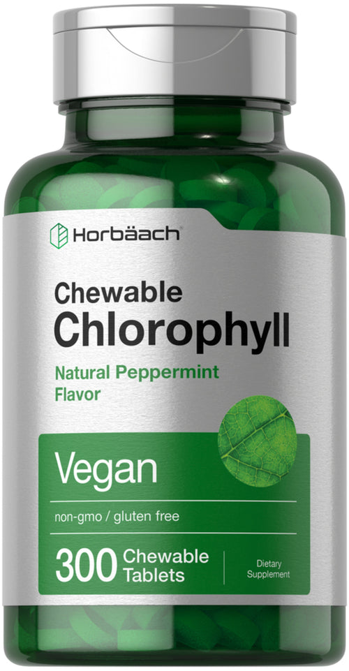 Chewable Chlorophyll  (Natural Peppermint), 300 Chewable Tablets