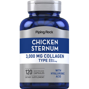 Kokošji kolagen Tip II s hijaluronskom kiselinom 3000 mg (po obroku) 120 Kapsule s brzim otpuštanjem     