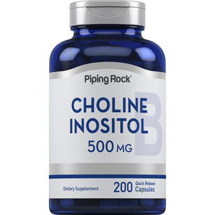 Choline et Inositol 500 mg 200 Gélules à libération rapide     