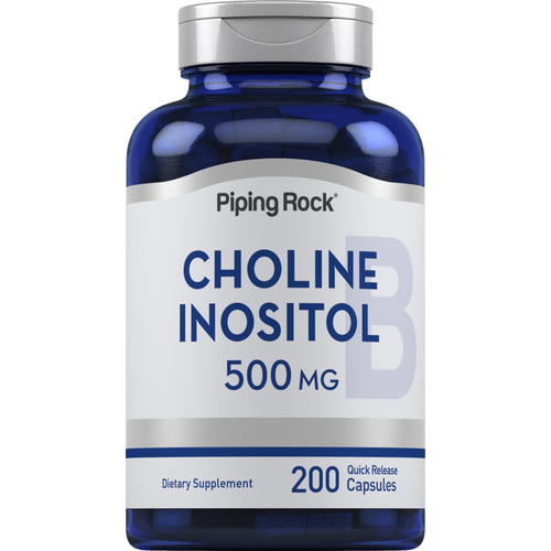 Cholina i inozytol 500 mg 200 Kapsułki o szybkim uwalnianiu     