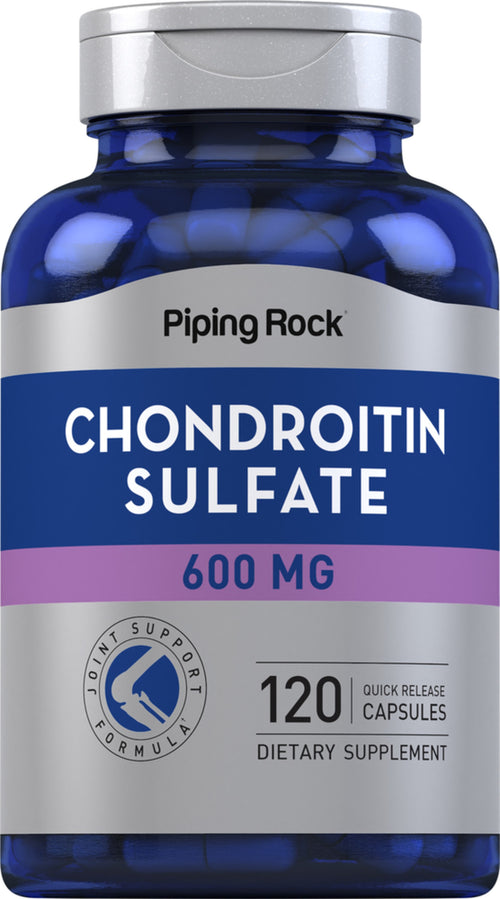 Sulfato de condroitina  600 mg 120 Cápsulas de Rápida Absorção     
