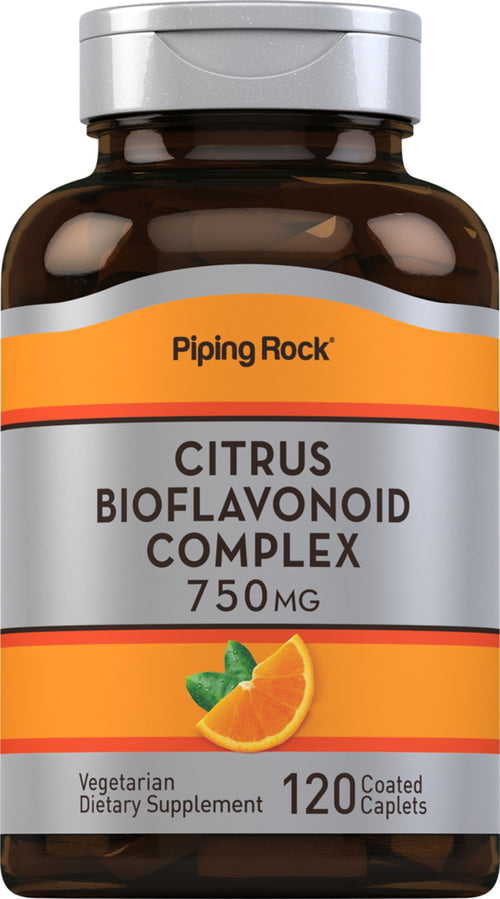 Citrus Bioflavonoids, 750 mg, 120 Coated Caplets Bottle