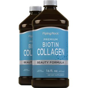 Collagen Biotin Liquid, 16 fl oz (473 mL) Bottles, 2  Bottles