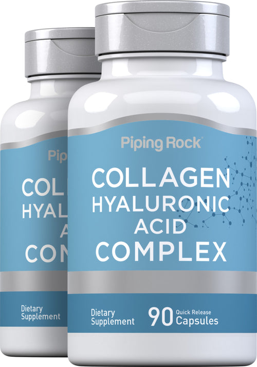 Complex de colagen și acid hialuronic 90 Capsule cu eliberare rapidă 2 Sticle