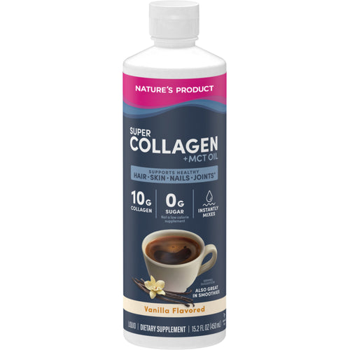 Collagen + MCT (Vanilla), 15.2 fl oz (450 mL) Bottle