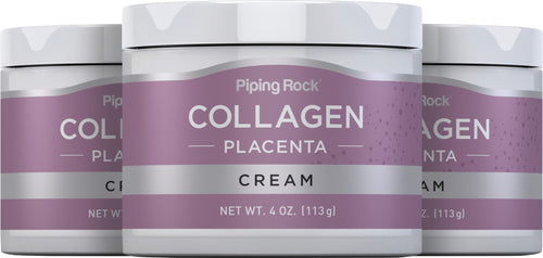 Crème de nuit au collagène et placenta 4 once 113 g Bocal 3 Pots   