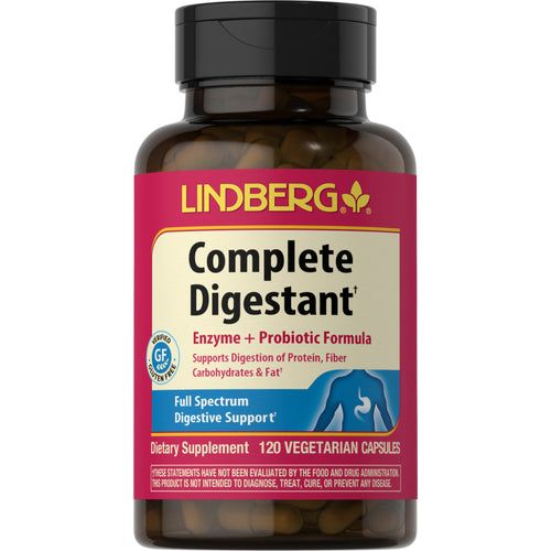 Complete Digestant Multi Enzyme + Probiotic, 120 Vegetarian Capsules
