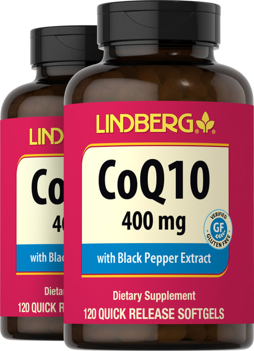 CoQ10, 400 mg, 120 Quick Release Softgels, 2  Bottles