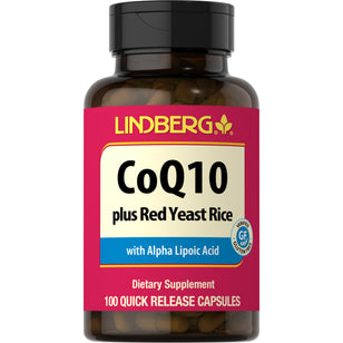 CoQ10 mit Rotreis-Hefe 100 Kapseln mit schneller Freisetzung       