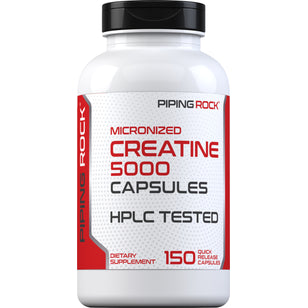 Creatine (Micronized), 5000 mg, 150 Quick Release Capsules