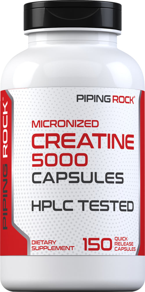 Creatine (Micronized), 5000 mg, 150 Quick Release Capsules