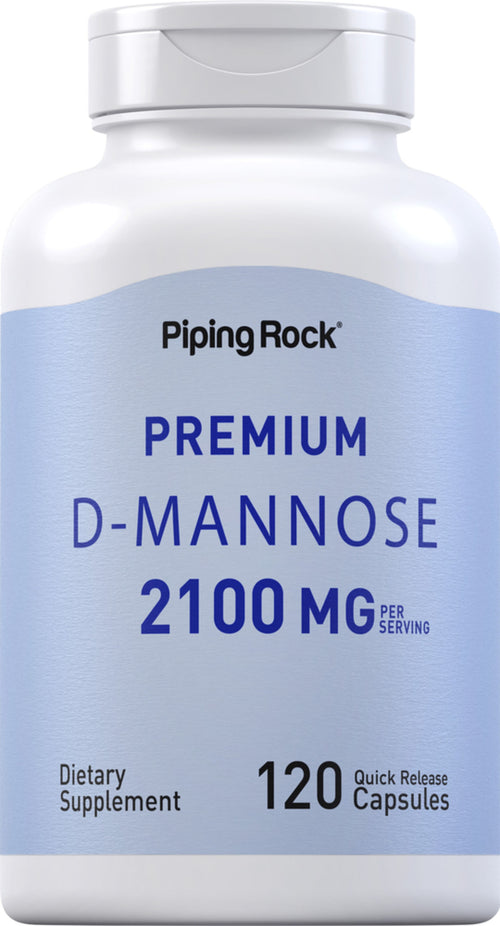 D-manosa  2100 mg (por porción) 120 Cápsulas de liberación rápida     