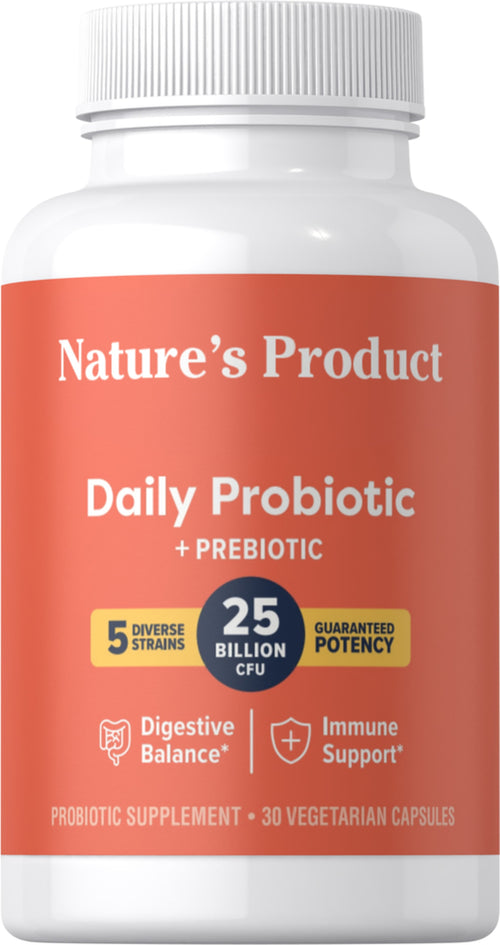 Daily Probiotic 25 Billion, 30 Vegetarian Capsules