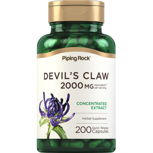 Devils Claw, 2,000 mg (per serving), 200 Quick Release Capsules
