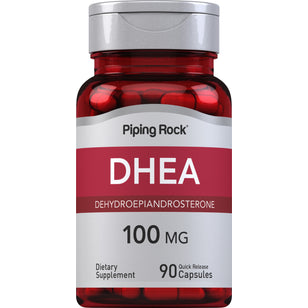 DHEA, 100 mg, 90 Quick Release Capsules Bottle