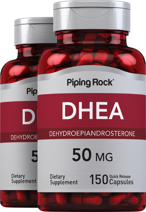 DHEA  50 mg 150 Gélules à libération rapide 2 Bouteilles    