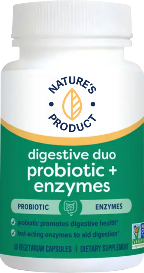 Digestive Duo Probiotic + Multi Enzyme, 30 Vegetarian Capsules