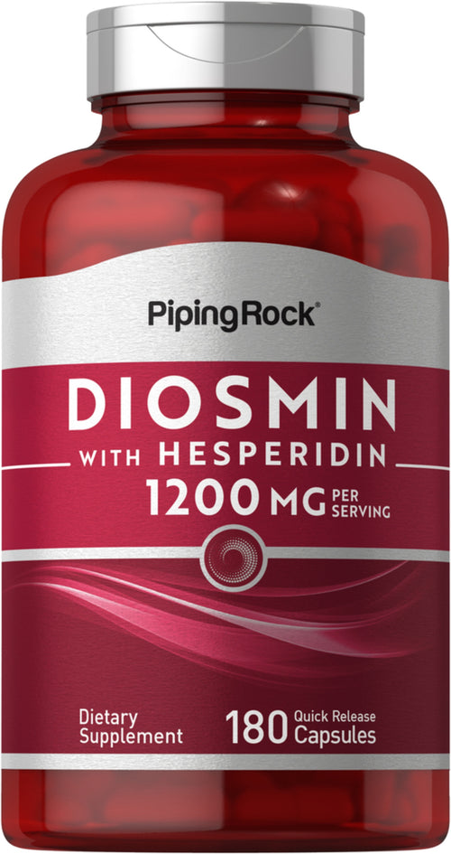 Diosmin w/ Hesperidin, 1200 mg (per serving), 180 Quick Release Capsules