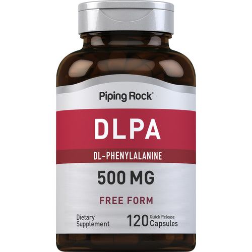 DL-苯丙氨酸膠囊 (DLPA) 500 mg 120 快速釋放膠囊     