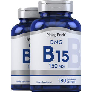 DMG (B-15), 150 mg, 180 Vegetarian Tablets, 2  Bottles