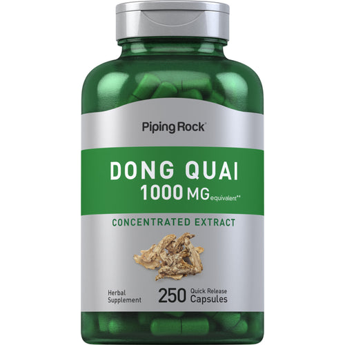 Dong Quai, 1000 mg, 250 Quick Release Capsules Bottle