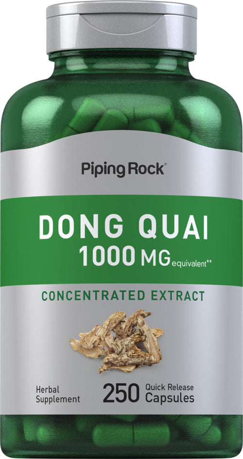 Dong Quai, 1000 mg, 250 Quick Release Capsules Bottle