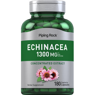 Echinacea 1300 mg (por porción) 180 Cápsulas vegetarianas     