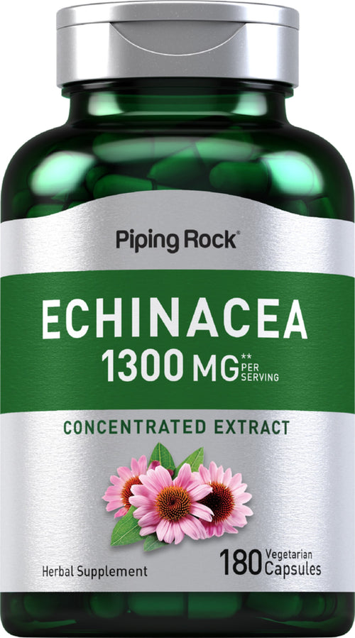 Echinacea 1300 mg (per dose) 180 Vegetarianske kapsler     