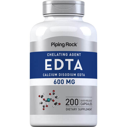 Kwas edetynowy EDTA  600 mg 200 Kapsułki o szybkim uwalnianiu     
