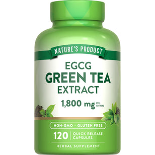 EGCG Green Tea, 1800 mg (per serving), 120 Quick Release Capsules