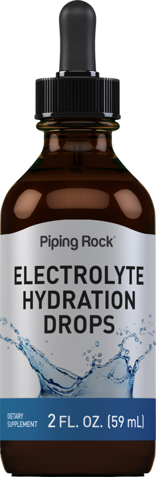 Picături de hidratare cu electroliți 2 fl oz 59 ml Sticlă picurătoare 
